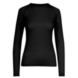 Velocio Merino Wool Base Layer Womens Size XL Mesh Long Sleeve Cycling Black